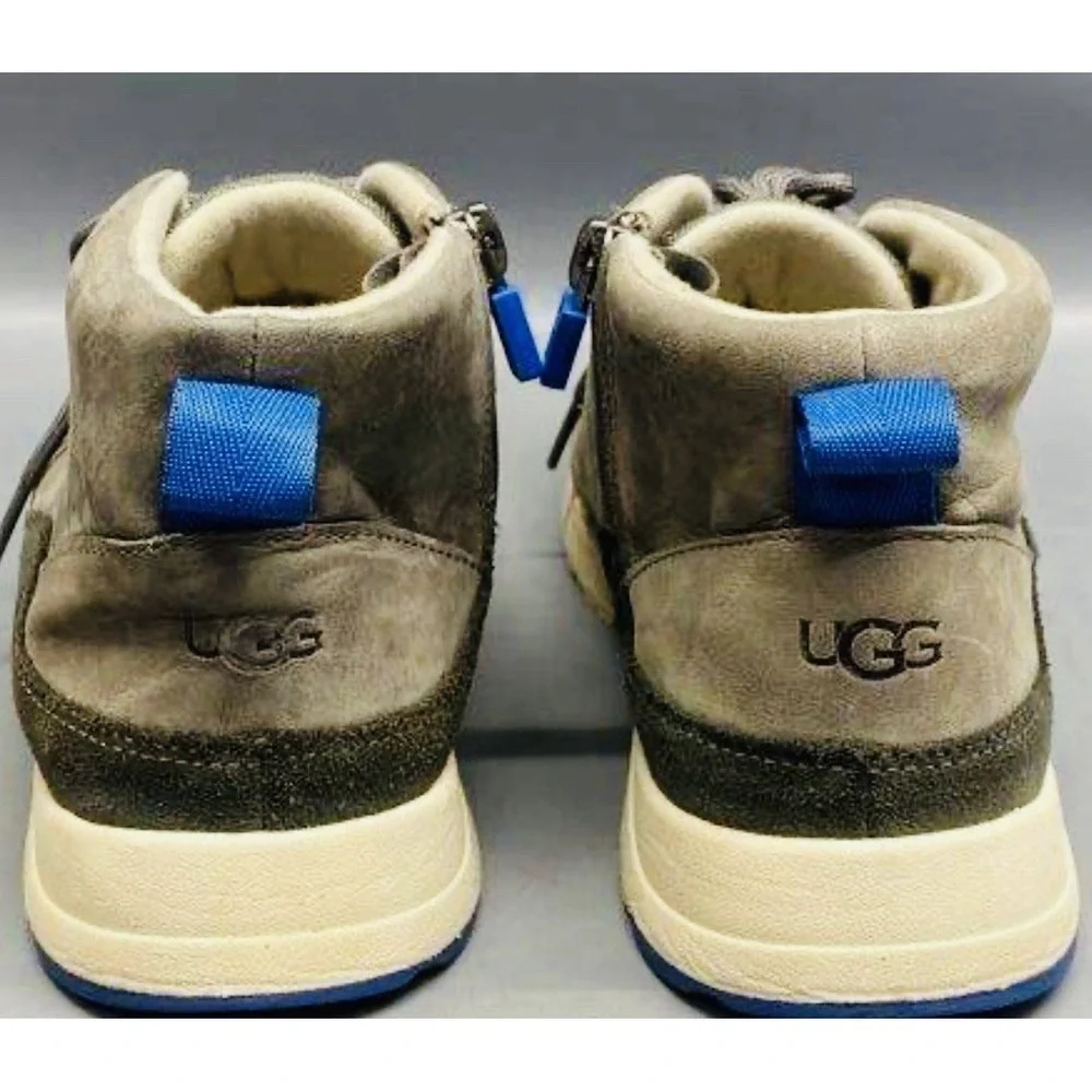 UGG Youth4 Australia K Canoe III SN 11209 Brown Suede Sheepskin Lined Ankle Boot